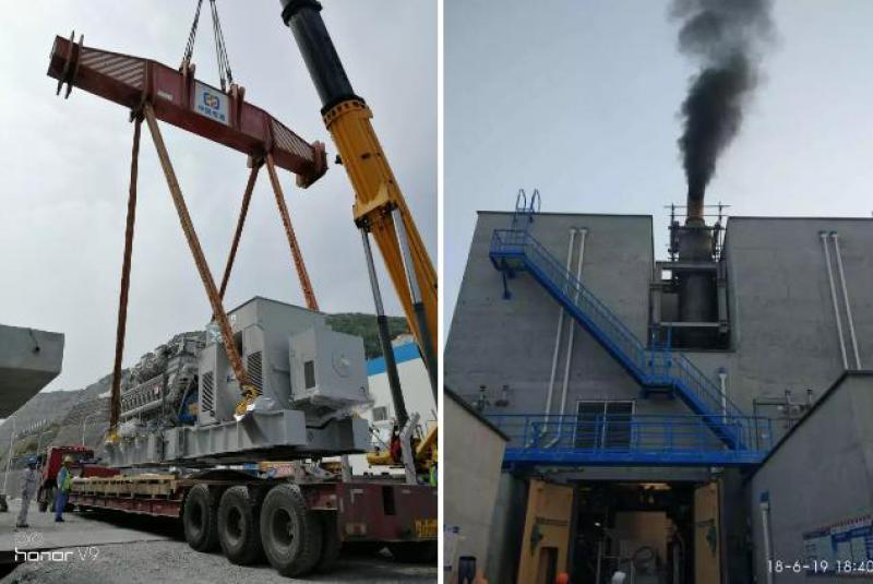 田湾核电41UBS厂房应急柴油发电机启动成功